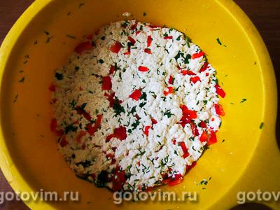 Адыгейский сыр с перцем и зеленью в домашних условиях, Шаг 08