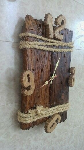 Часы из дерева 