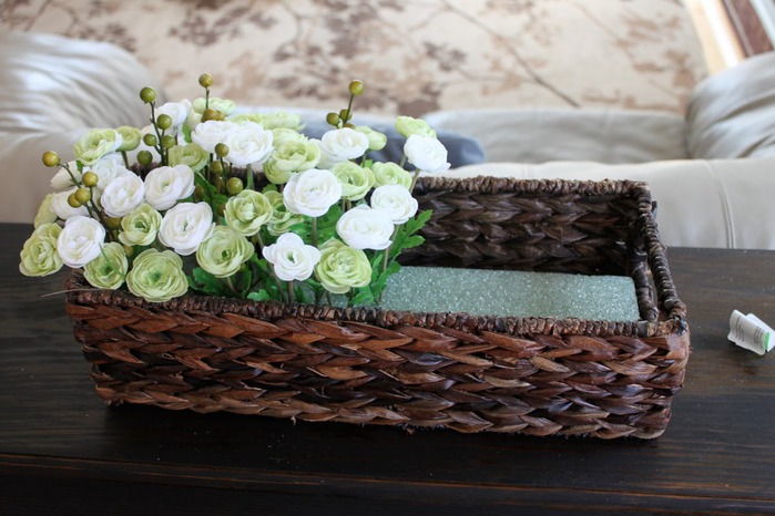 Как сделать корзину роз мастер класс