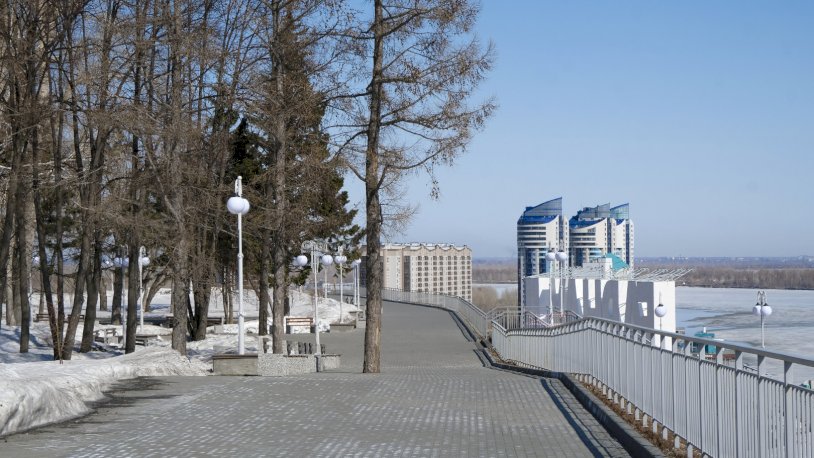 Стелу построят вместо пруда, спорткомплекса и бульвара в Нагорном парке Барнаула