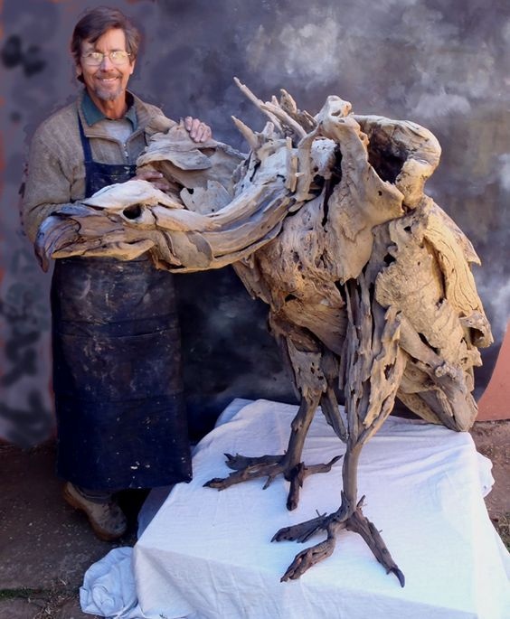 Удивительные скульптуры из дерева от Tony Fredriksson 