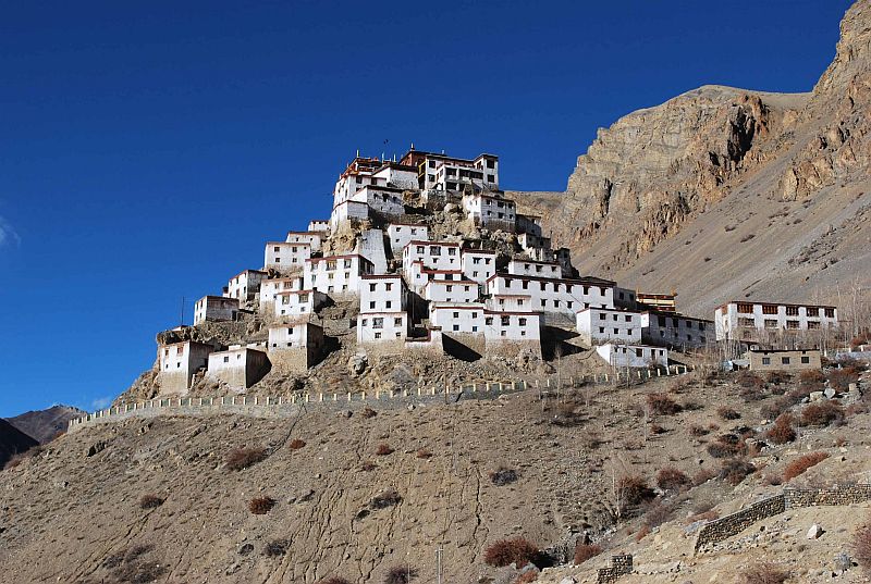 Буддийский храм Ки Гомпа (Key Gompa), Индия