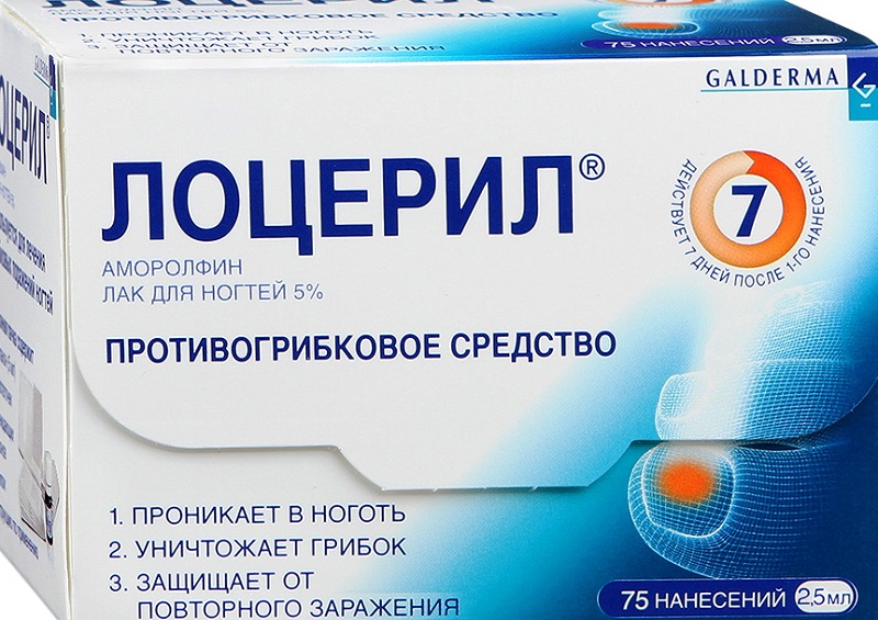 лак для лечения грибка