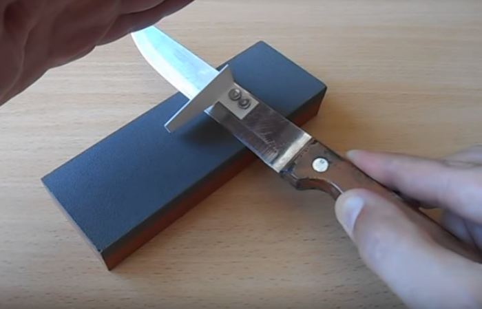 Простой и быстрый способ заточить кухонный нож заточить нож