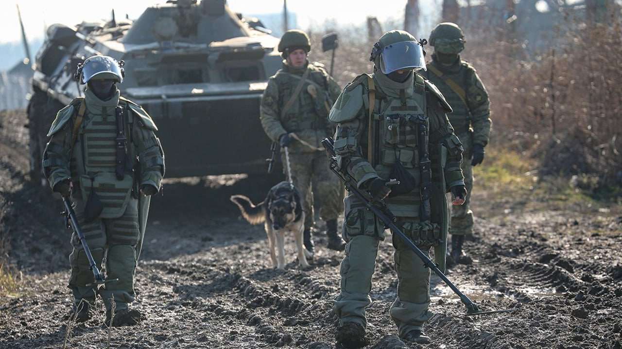 Российские саперы разминировали около 200 га земли в ЛДНР Армия,Украина