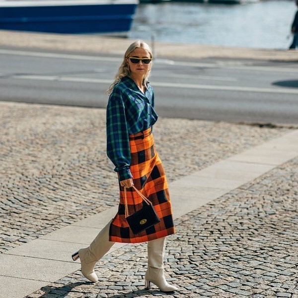 C чем носить клетку в этом сезоне: ищем ответы в модных блогах