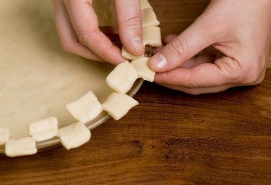 6 способов украшения краёв пирога