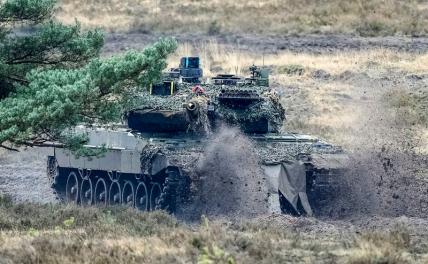 Первый «Леопард» попал в плен. Его в болоте наши утопили