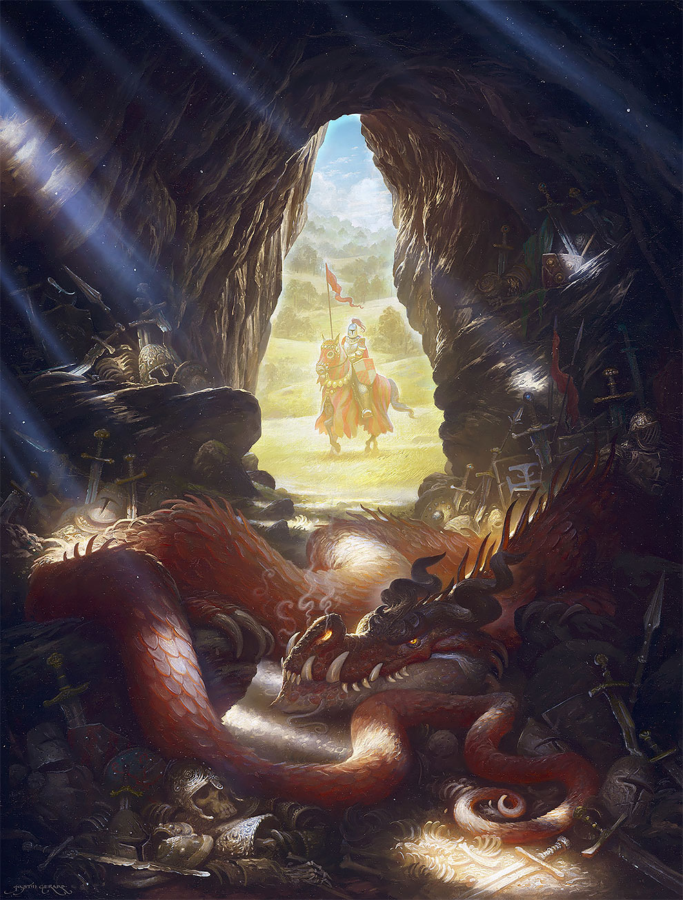 Драконья чума: фэнтезийные работы Джастина Джерарда Драконья чума: фэнтезийные работы Джастина Джерарда