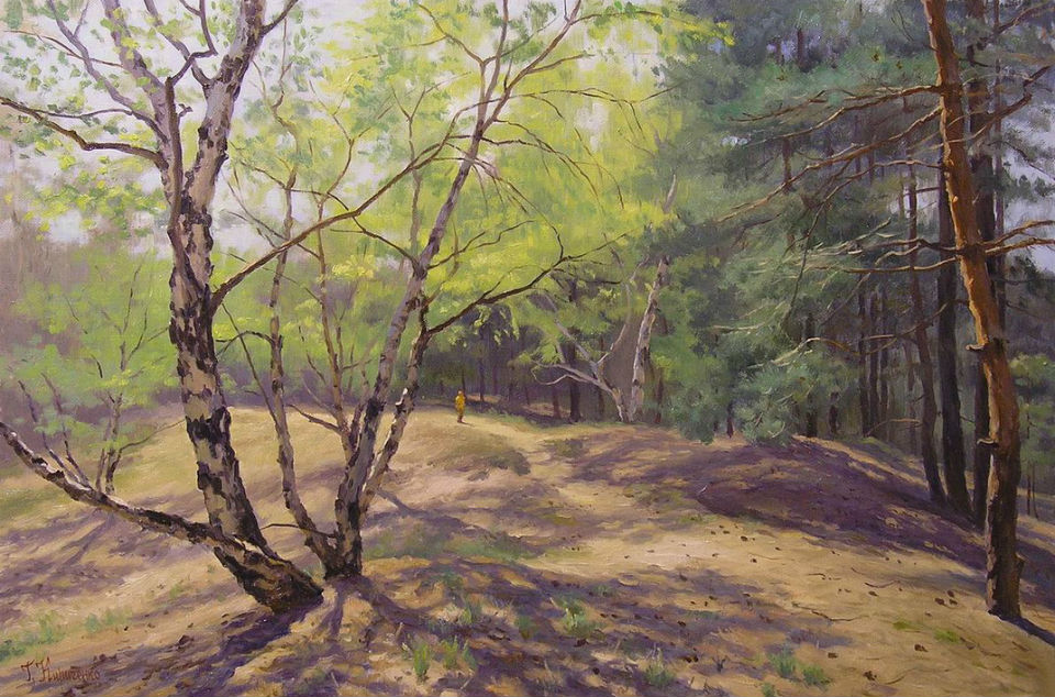 Я слышу, как поет Апрель... Художник Геннадий Кириченко живопись,природа