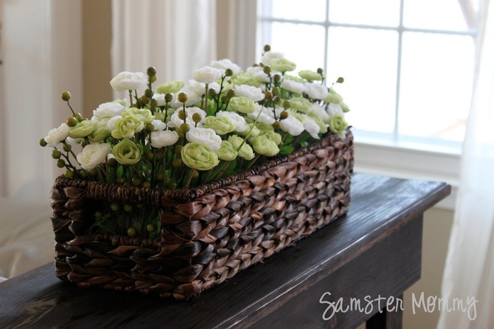 Как сделать корзину роз