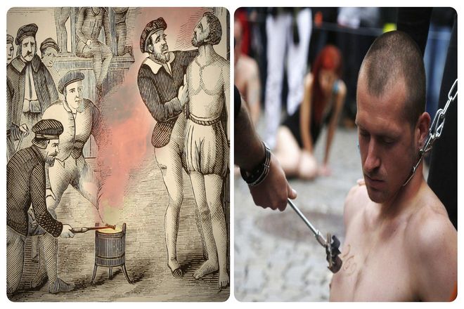 С помощью клеймения можно было наказать за множество различных преступлений. И на основании отметки окружающие могли видеть, за что был осужден человек.