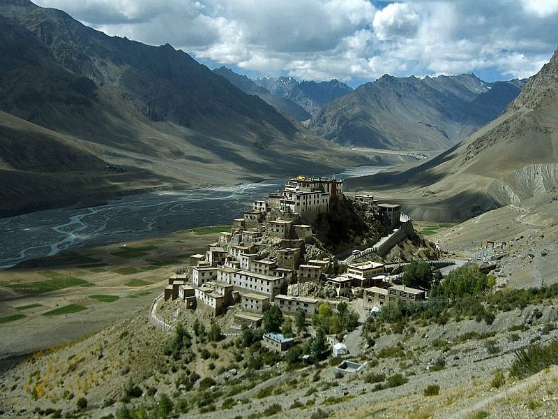 Буддийский храм Ки Гомпа (Key Gompa), Индия