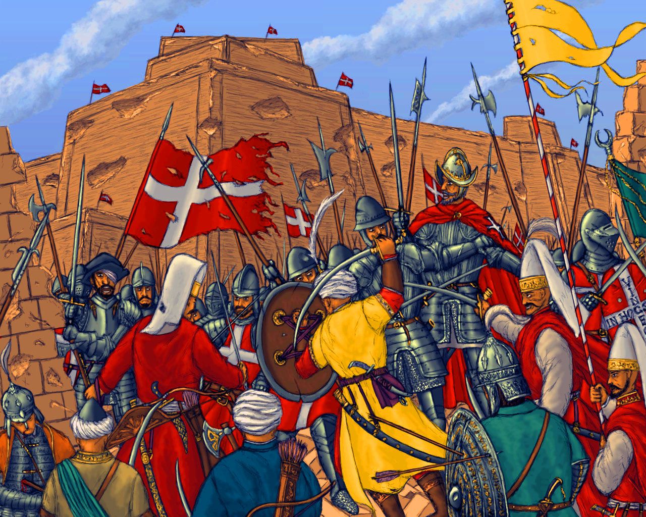  Как Османская империя пыталась захватить Мальту — но не смогла турок, тысяч, Святого, рыцарей, турки, Мальты, форта, осада, Корреджо, почти, всего, сторону, трупы, время, лагерь, своих, солдаты, пушки, Когда, стены