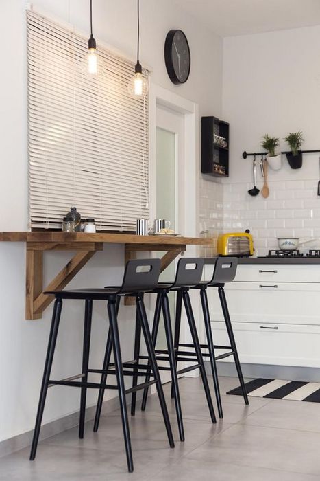 7 практичных советов, где найти место для обеденного стола на маленькой кухне идеи для дома,интерьер и дизайн,организация пространства