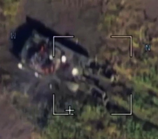 Очень редкий в ВСУ вариант танка Т-64А без пушки получил "реактивную броню" оружие