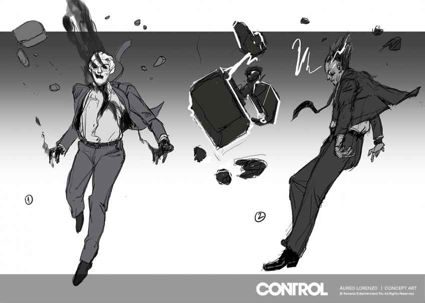 Визуальное мастерство Control: концепты мистического боевика Remedy action,control,pc,ps,xbox,Игры