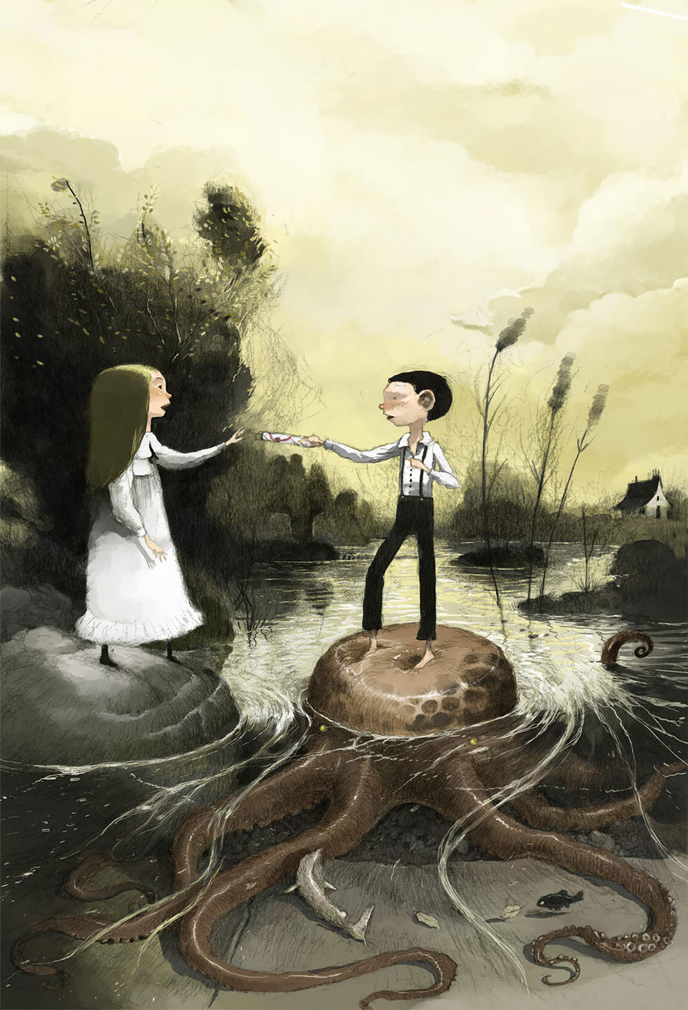 Призрачные герои в жутких иллюстрациях Тони Сандовала Призрачные герои в жутких иллюстрациях Тони Сандовала