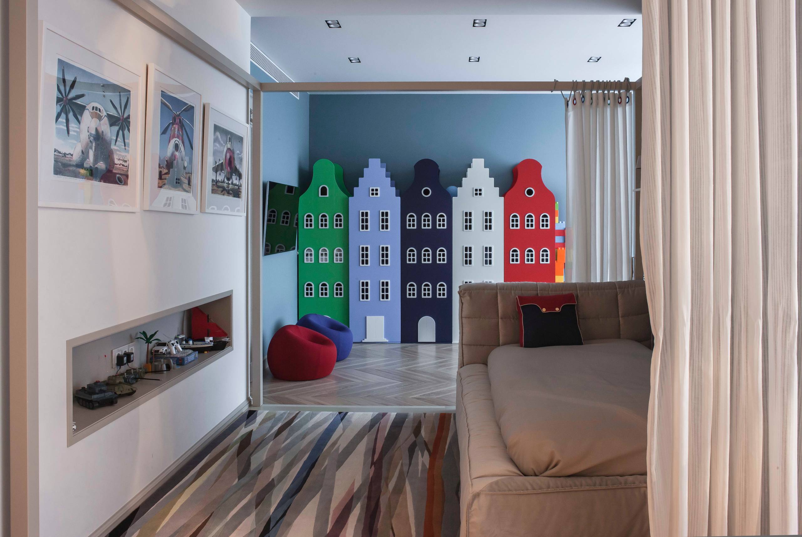 Не просто шторы: Необычные приемы работы с текстилем идеи для дома,интерьер и дизайн