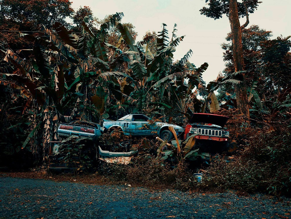Кладбище автомобилей на Гавайях автомобилей, места, Гавайях, очень, свалку, выбрасывают, некоторых, островах, хватает, свалки, брошенные, машины, красиво, фотоА, колоритно, смотрятся, лесах, тропического, климата Гавайи, фотографов