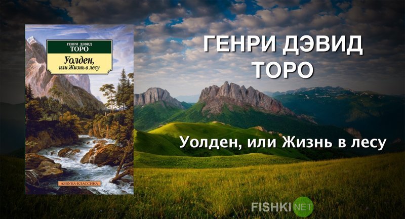 Генри Дэвид Торо «Уолден, или Жизнь в лесу» выходные, залипалово, интересные книги, книги, литература