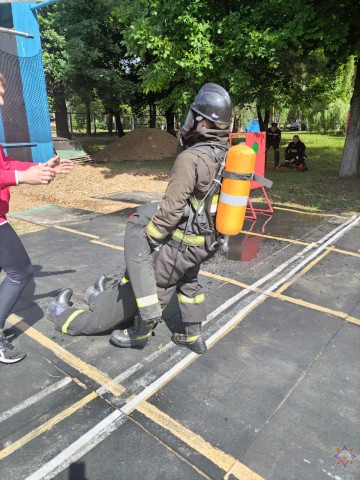 Сильнейший спасатель-пожарный Могилевской области.