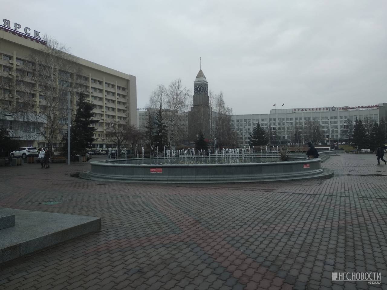 Главная улица площадь в Красноярске