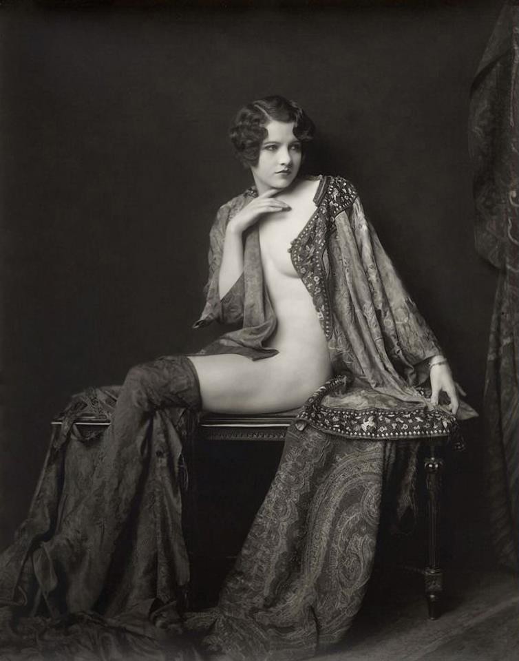 Alfred Cheney Johnston и его гламурные женские портреты в стиле "ню" женщины, фотопортреты