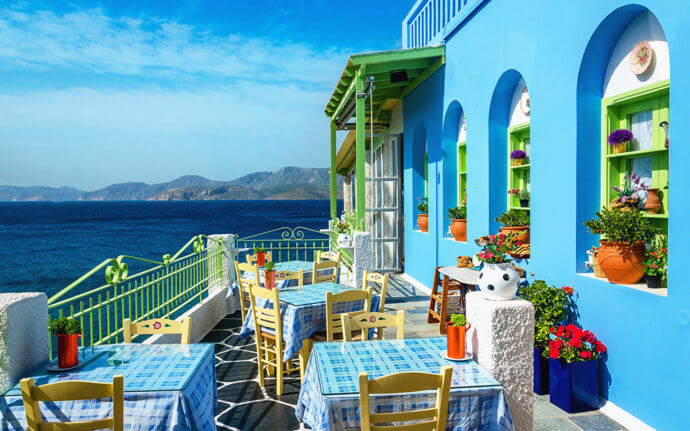 кафе в греции