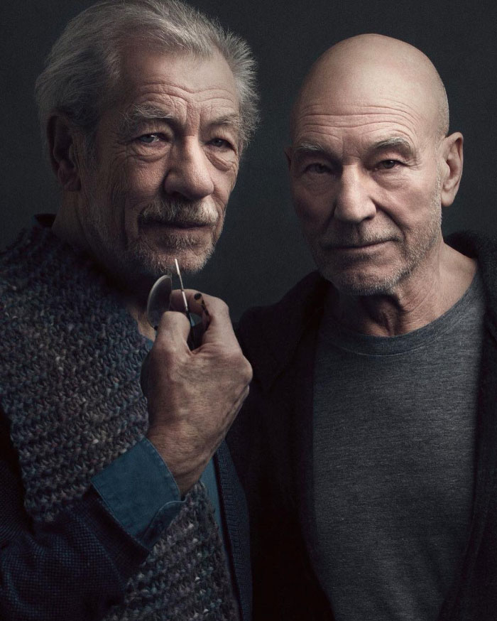 Patrick Stewart And Ian Mckellen