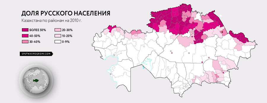 Земли переданные казахстану хрущевым карта