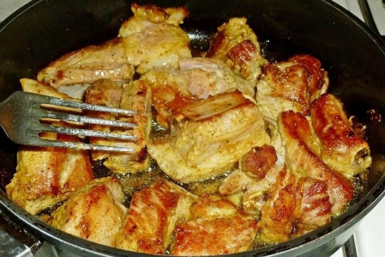 15 отличных рецептов свиных ребрышек на сковороде мясные блюда,рецепты