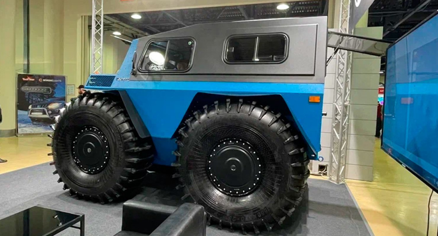 На выставке «Поехали-2021» представили вездеходы «Лесник-М Север» и «Лесник-Турист»