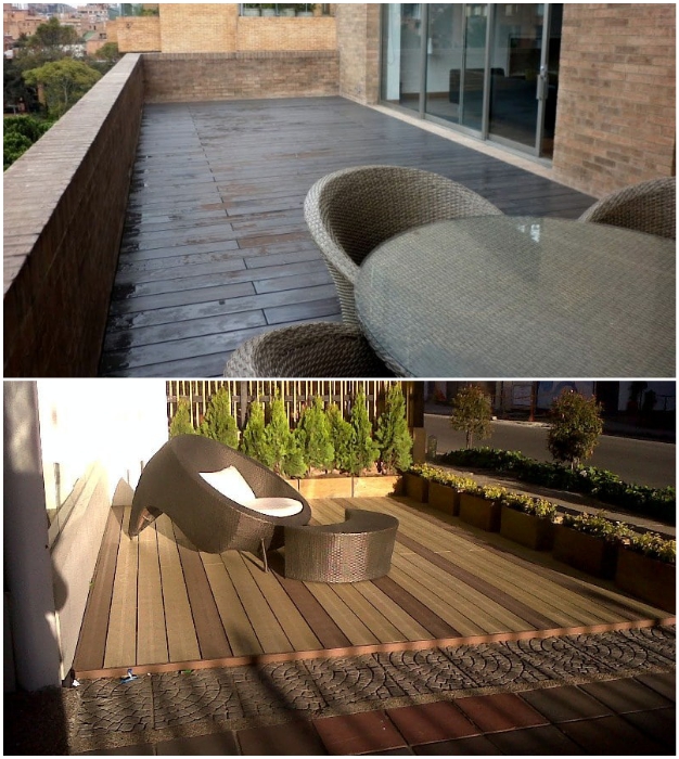 Композитный материал WPC не боится ни дождя, ни солнца, ни механических нагрузок, ни насекомых (Колумбия). Композитный материал WPC не боится ни дождя, ни солнца, ни механических нагрузок, ни насекомых (Колумбия).