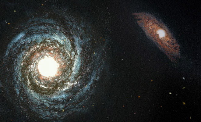 Галактика привлекла ученых странным свечением. На снимке увидели, что объект притянул к себе еще 1000 галактик Галактика привлекла ученых странным свечением. На снимке увидели, что объект притянул к себе еще 1000 галактик Культура