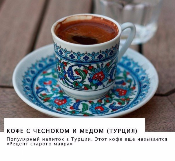 Так выглядит чашка кофе в разных странах мира Так выглядит чашка кофе в разных странах мира