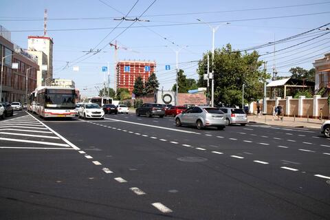 Одна из самых загруженных и проблемных дорог Краснодара отремонтирована
