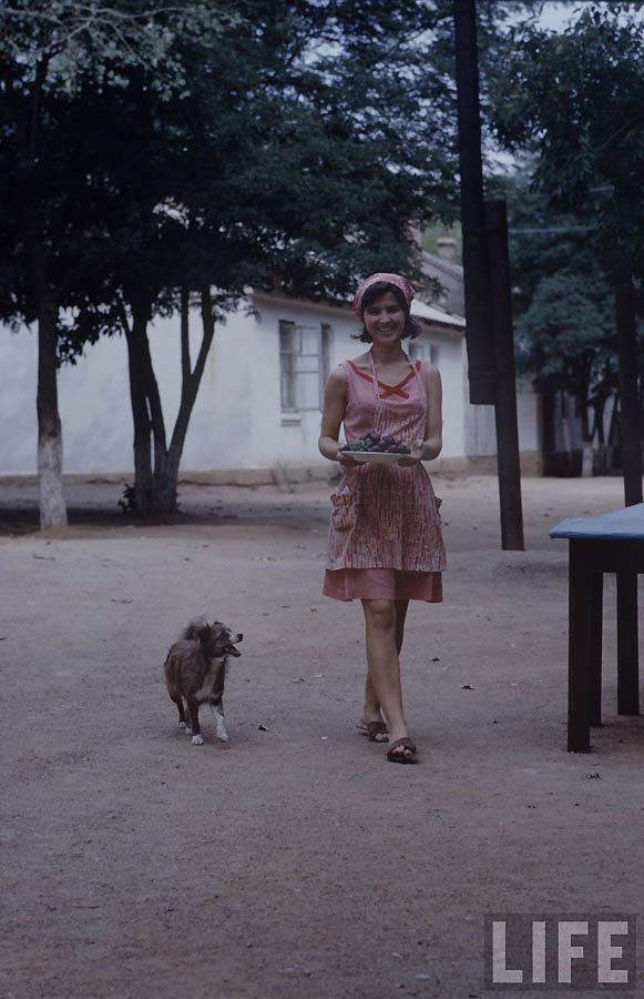 Будни советской молодёжи в цветных фотографиях 1960-х годов отдых, ссср, молодежь, будни