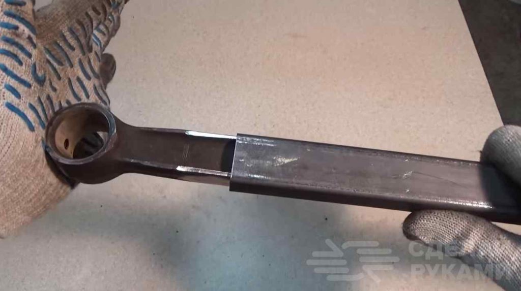 Арматурогиб из шатуна с пальцем и металлолома Арматурогиб из шатуна с пальцем и металлолома самоделкин