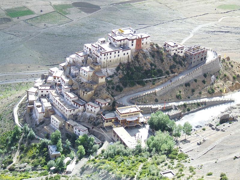 Буддийский храм Ки Гомпа (Key Gompa), Индия