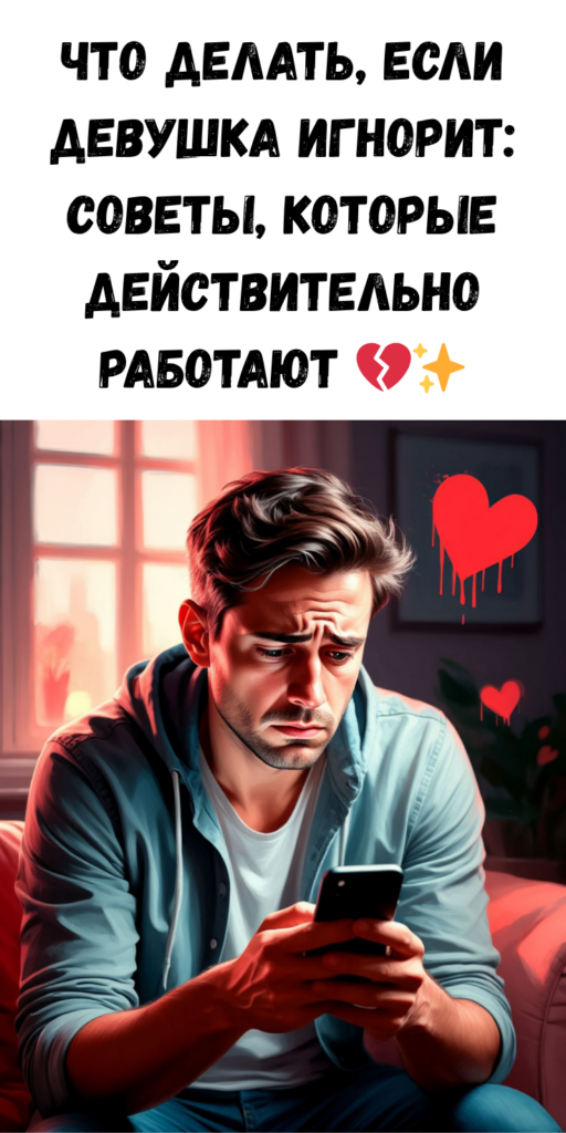 Что делать, если девушка игнорит: советы, которые действительно работают  ✨