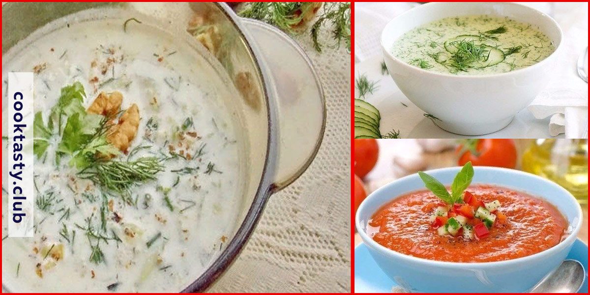 Холодные супы на лето рецепты простые и вкусные с фото пошагово