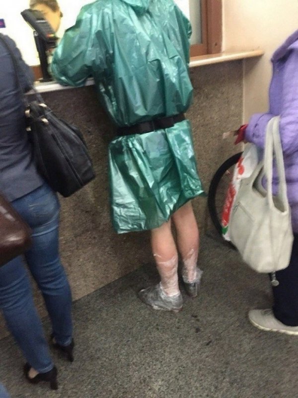 Чудаки и модники из метро  позитив,смешные картинки,юмор