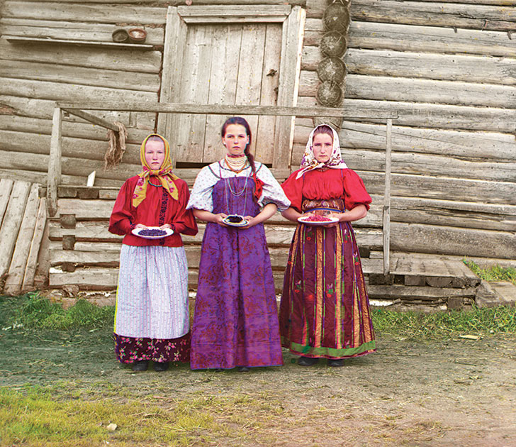Крестьянские девушки. 1909 год 