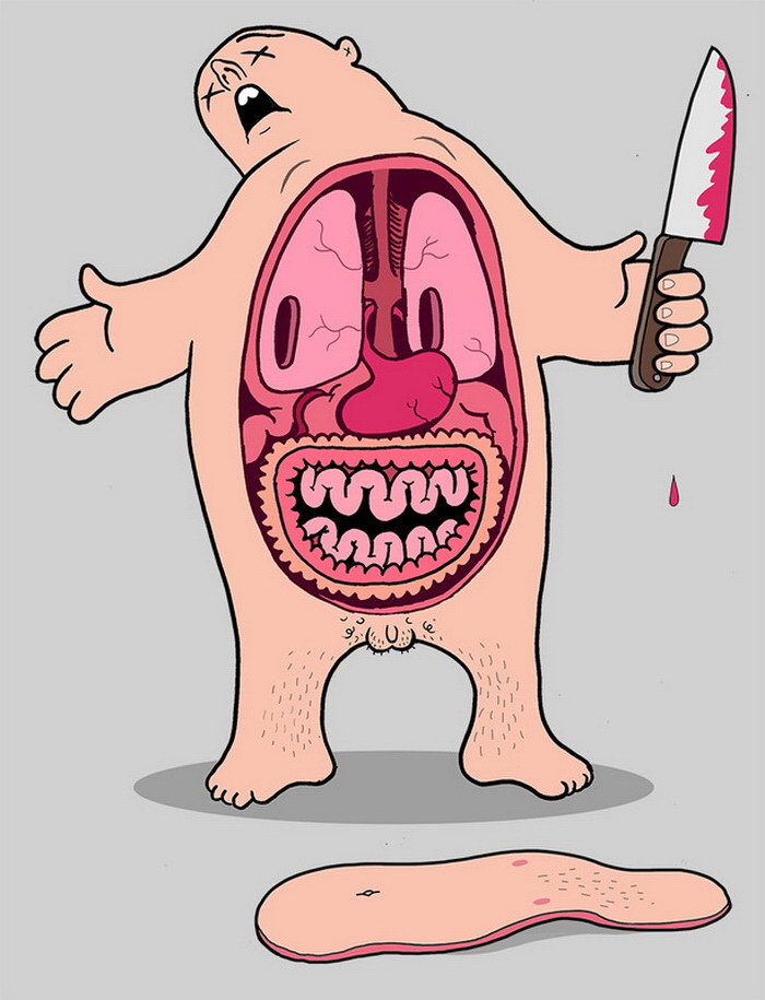 Художник смеется над обществом потребления XXI века Художник смеется над обществом потребления XXI века