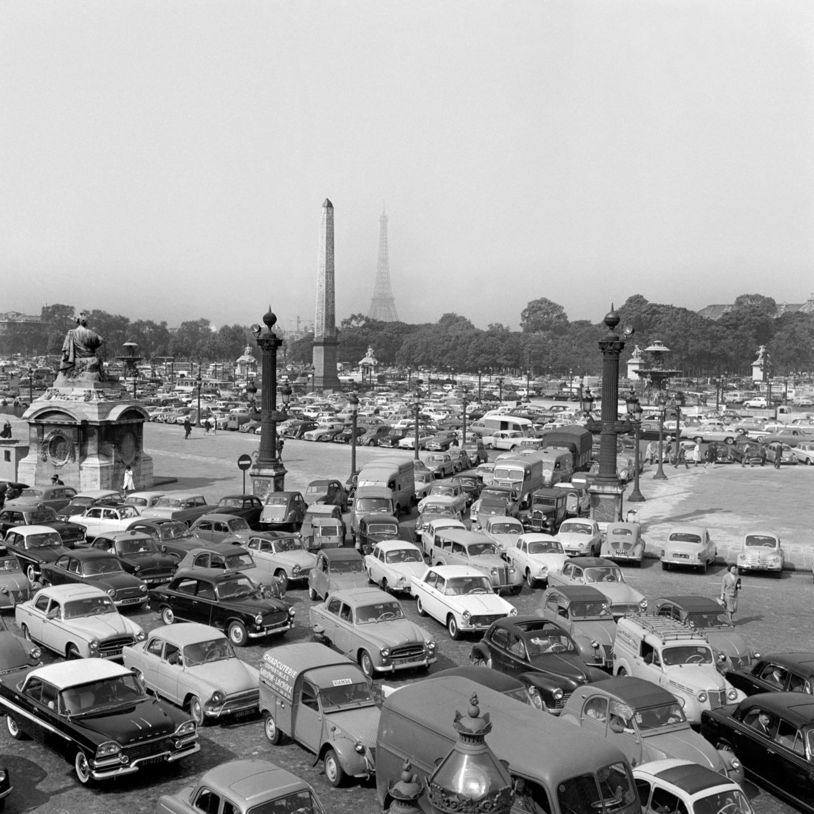 Фото Парижа, сделанные в 1952-1961 гг.