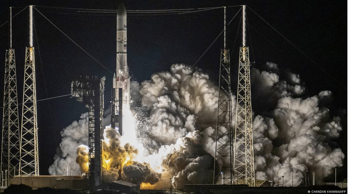 Запуск ракеты-носителя Vulcan с лунным модулем Peregrine, 8 января 2024 года