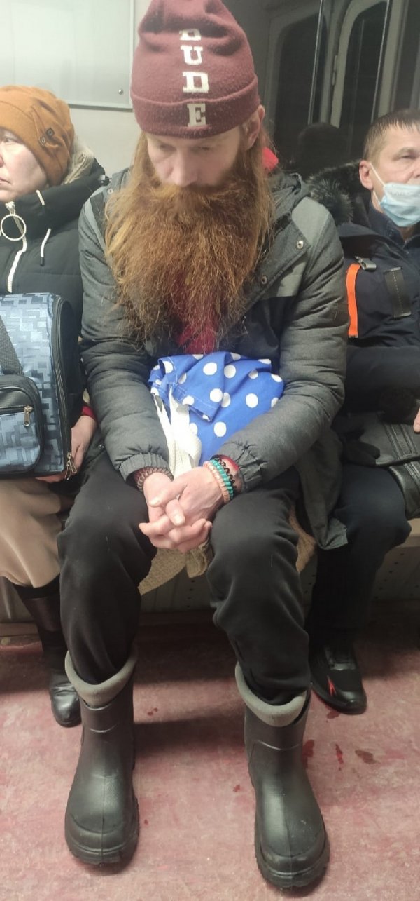 Чудаки и модники из метро  позитив,смешные картинки,юмор