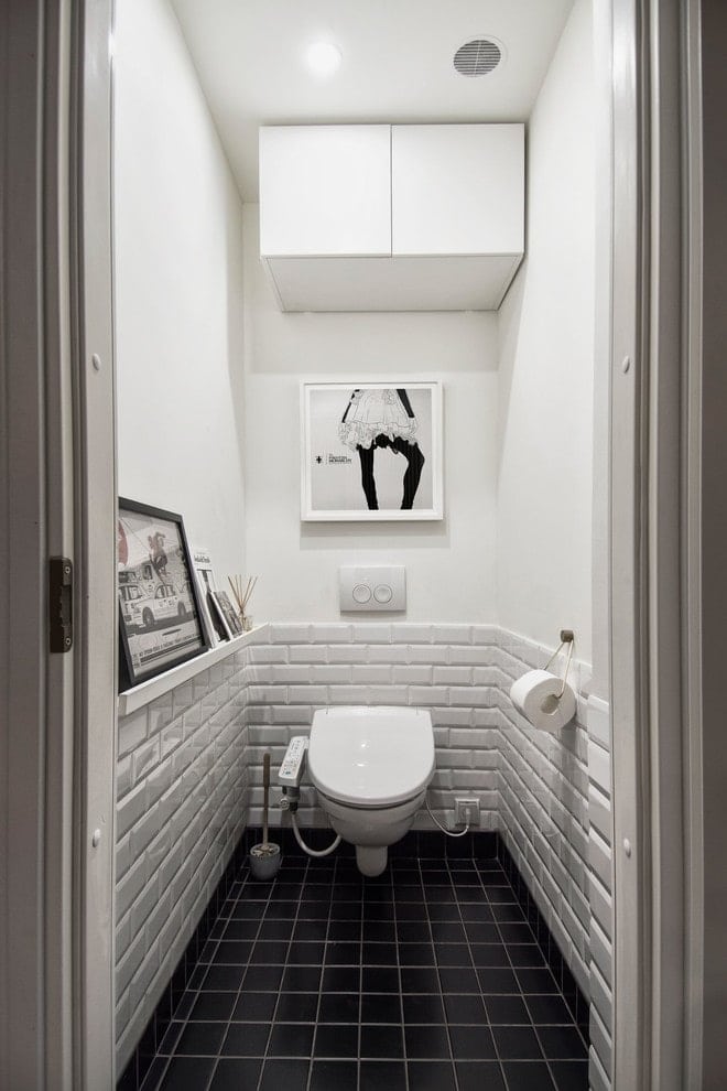 Туалет в хрущевке — большие возможности самой маленькой комнаты в доме оригинальных, Несмотря, мебели, комнаты, Использование, плиток, зеркал, функциональной, современной, крошечной, сантехники, позволят, превратить, небольшую, ванную, комнату, стильное, туалетной, реализованы, дизайне