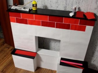 Камин из картона Камин из картона своими руками,сделай сам,умелые руки